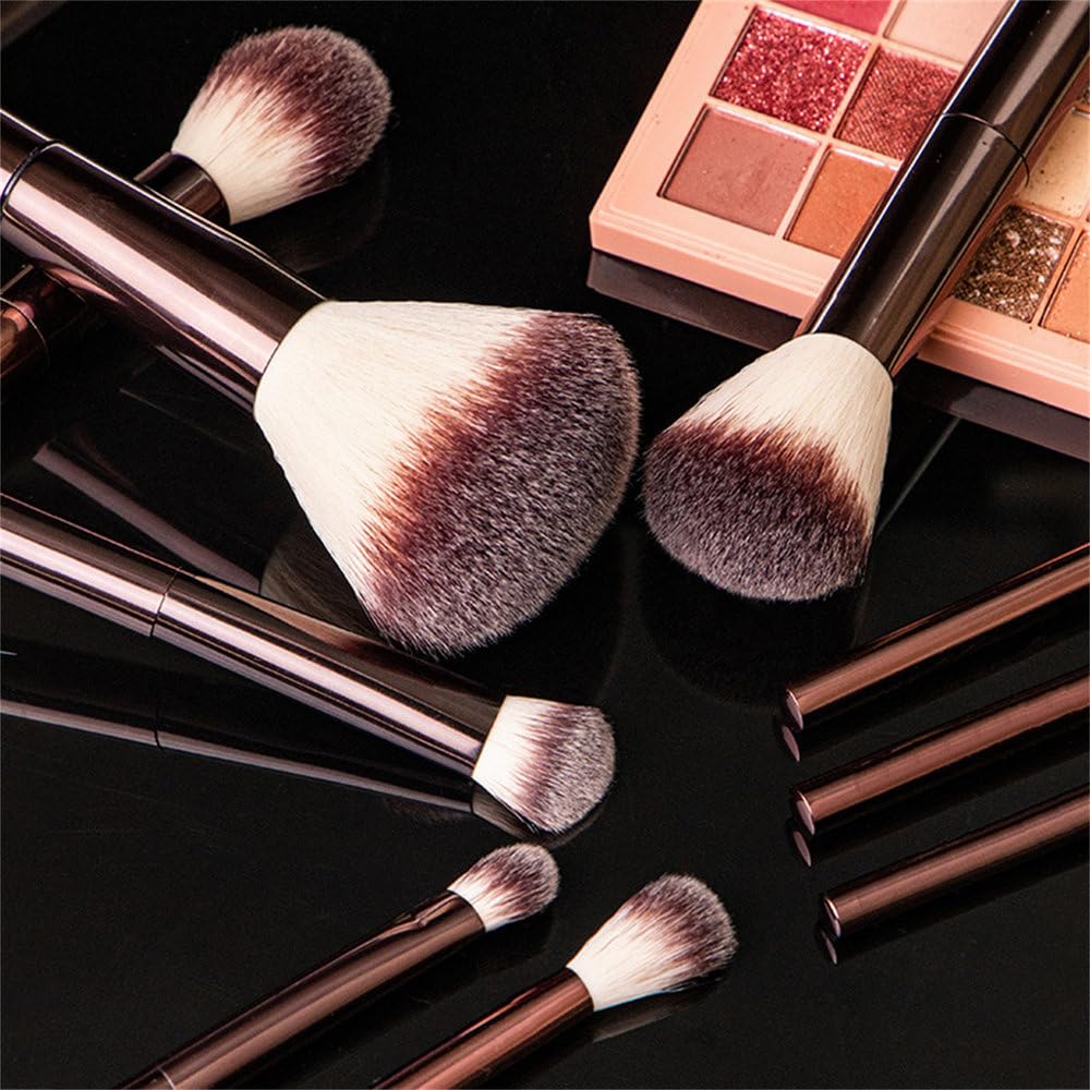 Complete Makeup Brush Set for Face & Eyes