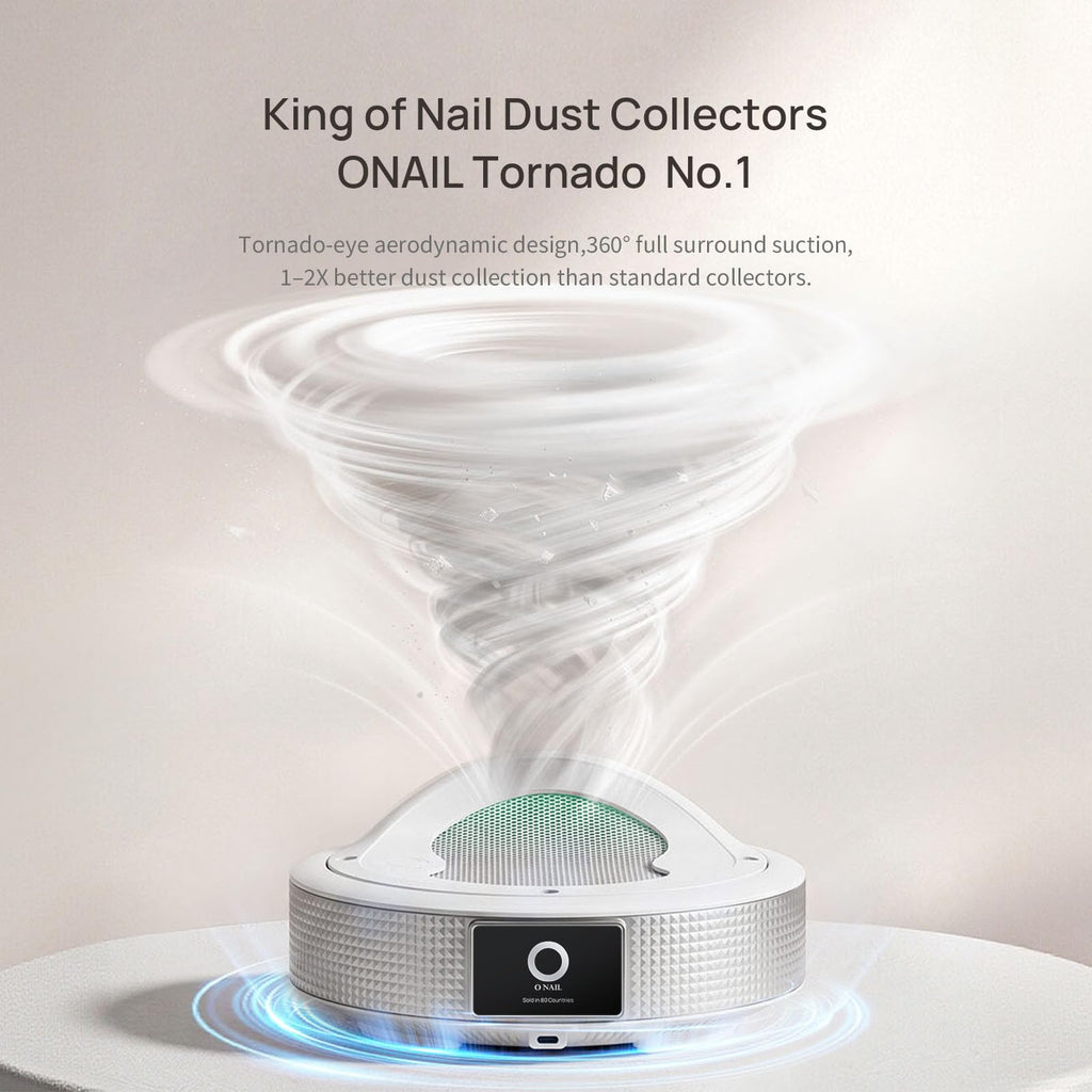 Professional Nail Dust Collector, Electric Nail Drill & LED Nail Lamp Set