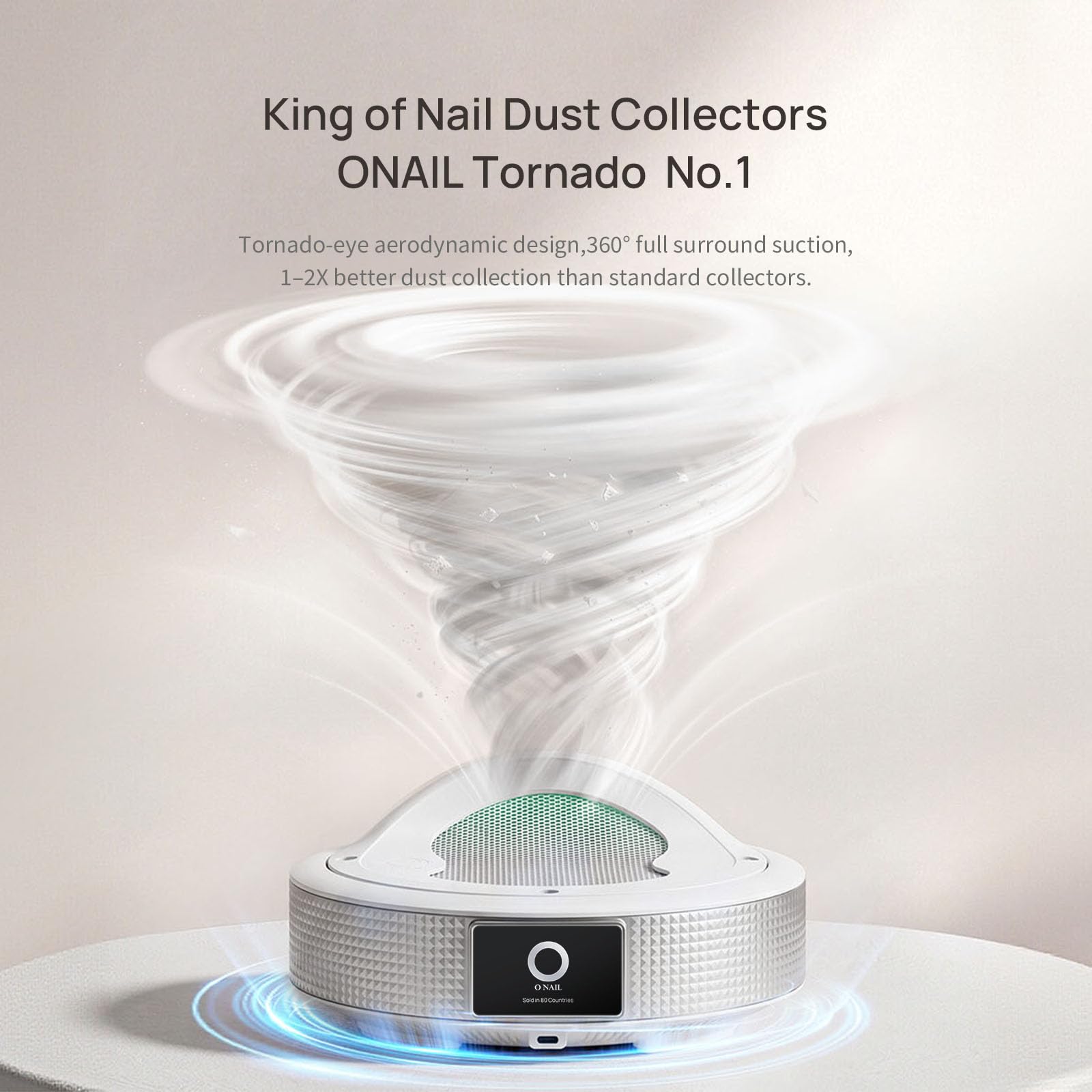 Professional Nail Dust Collector, Electric Nail Drill & LED Nail Lamp Set