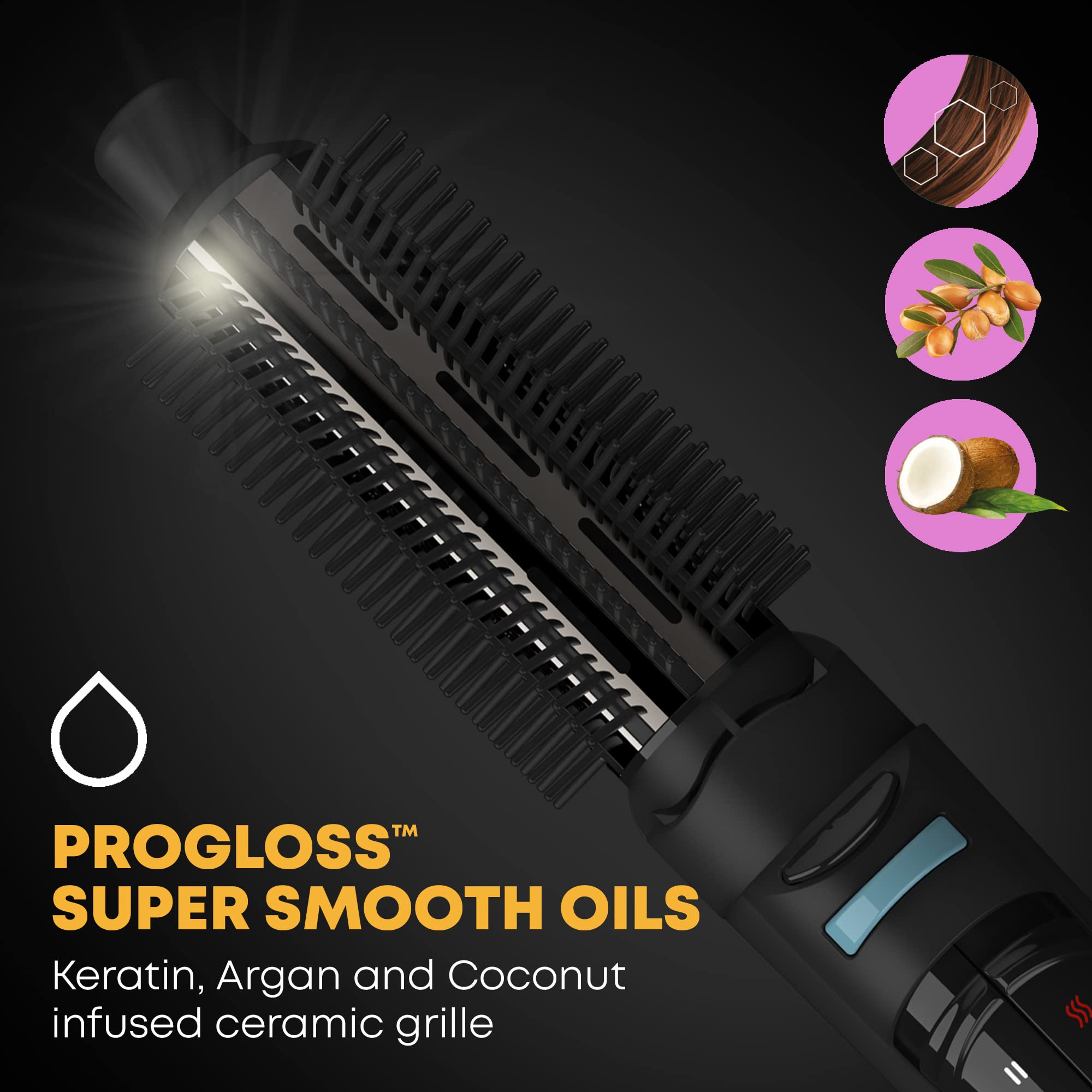 6-in-1 Hot Air Hair Styler & Dryer Brush for Wet & Dry Hair