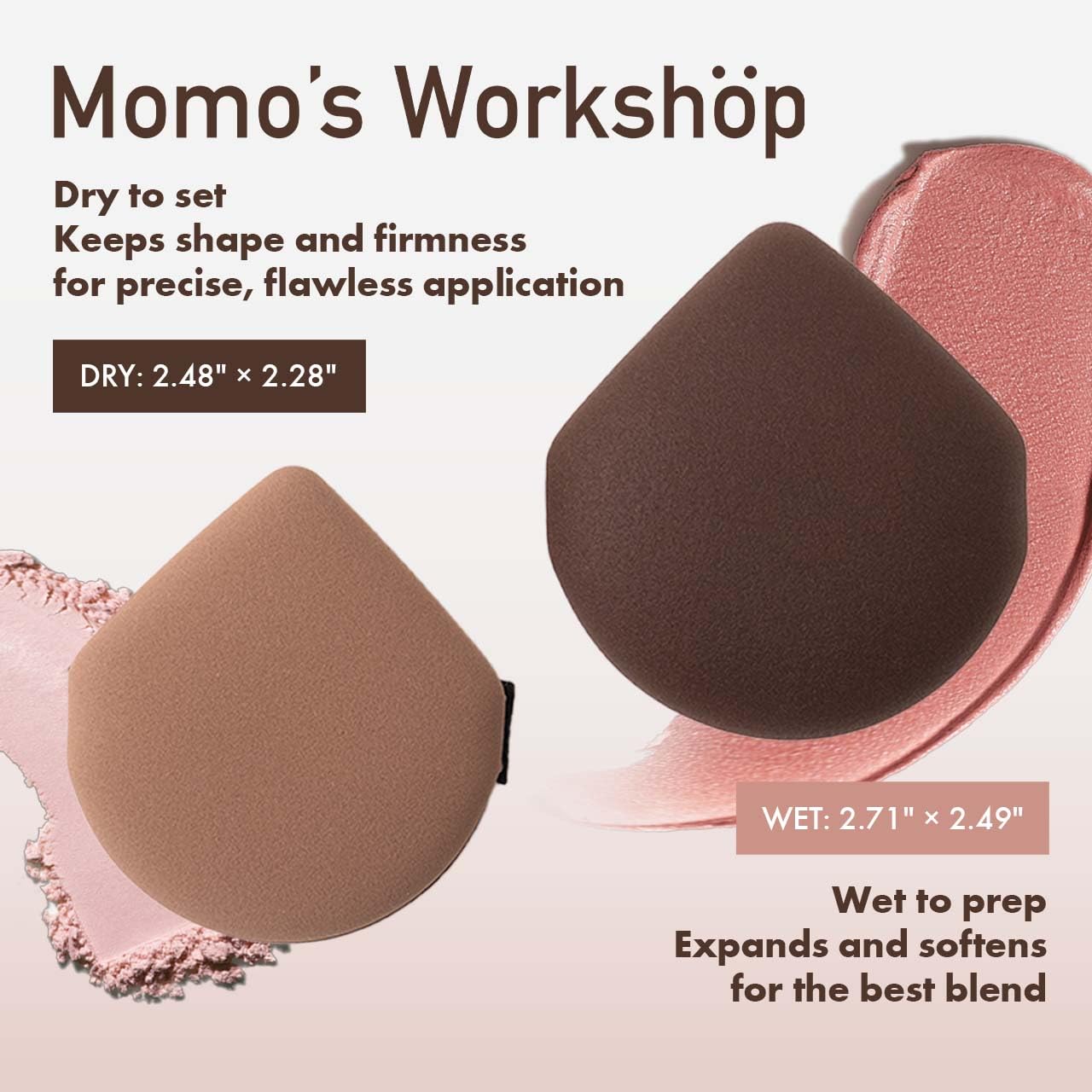 Rose Series Geego Makeup Sponges Powder Puff