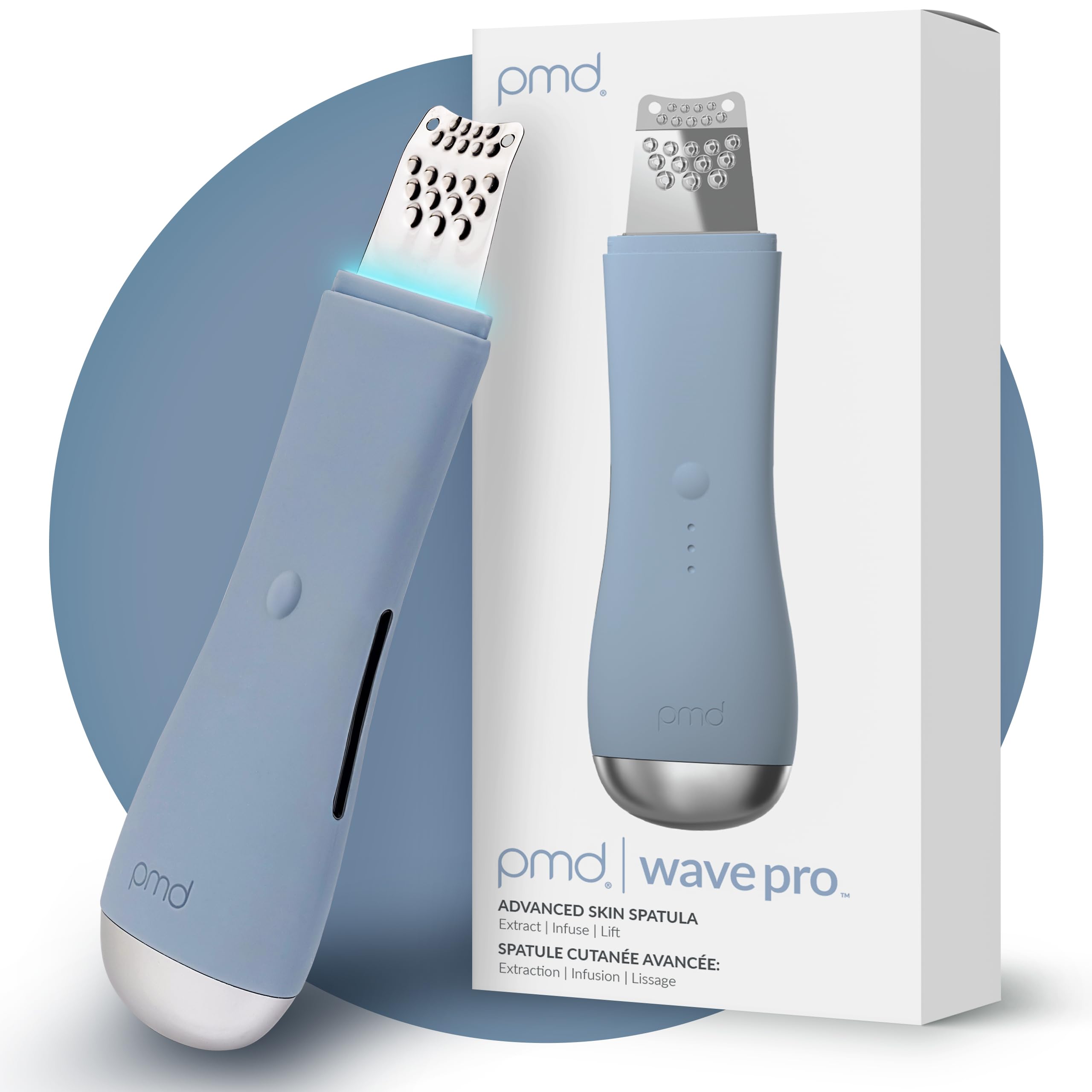 Ultrasonic Skin Spatula Pore Extractor & Facial Lifting Tool