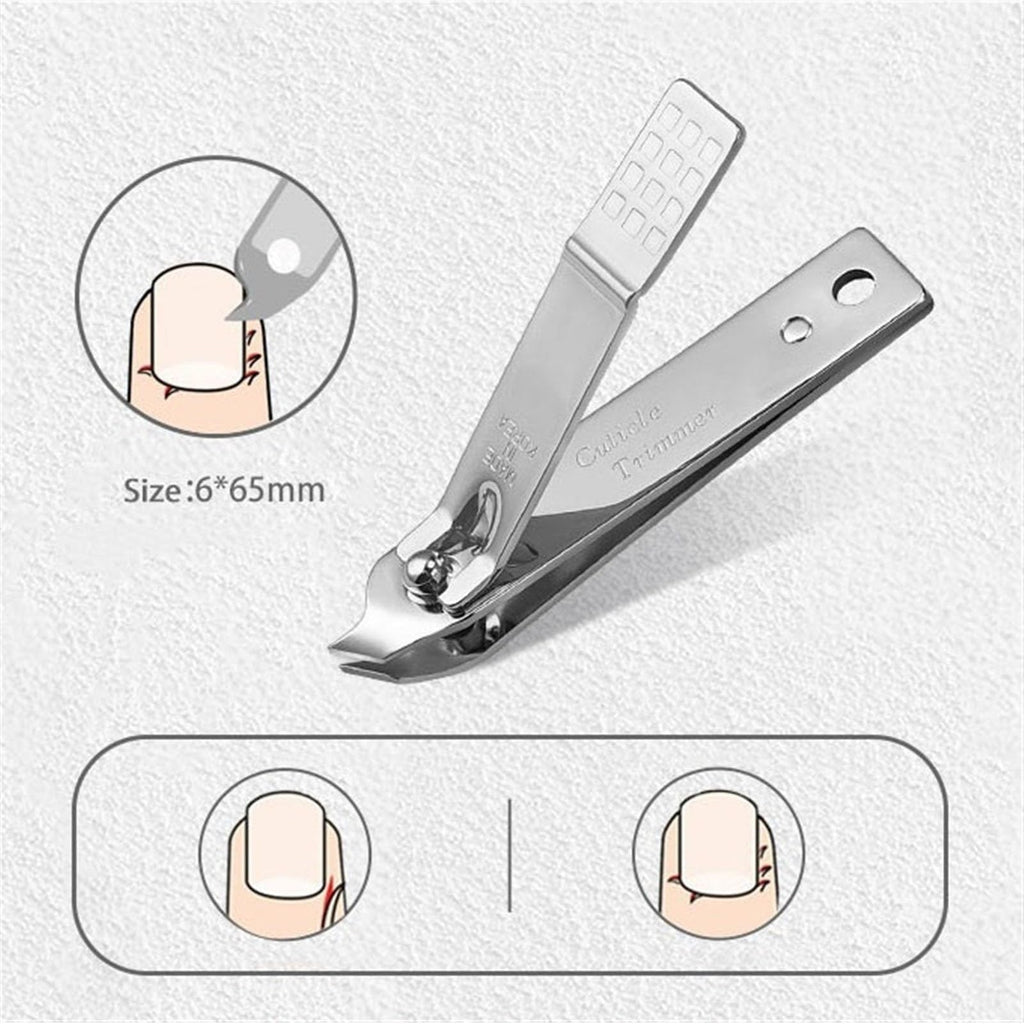 6-Piece Stainless Steel Nail Clipper & Manicure Set with Travel Case