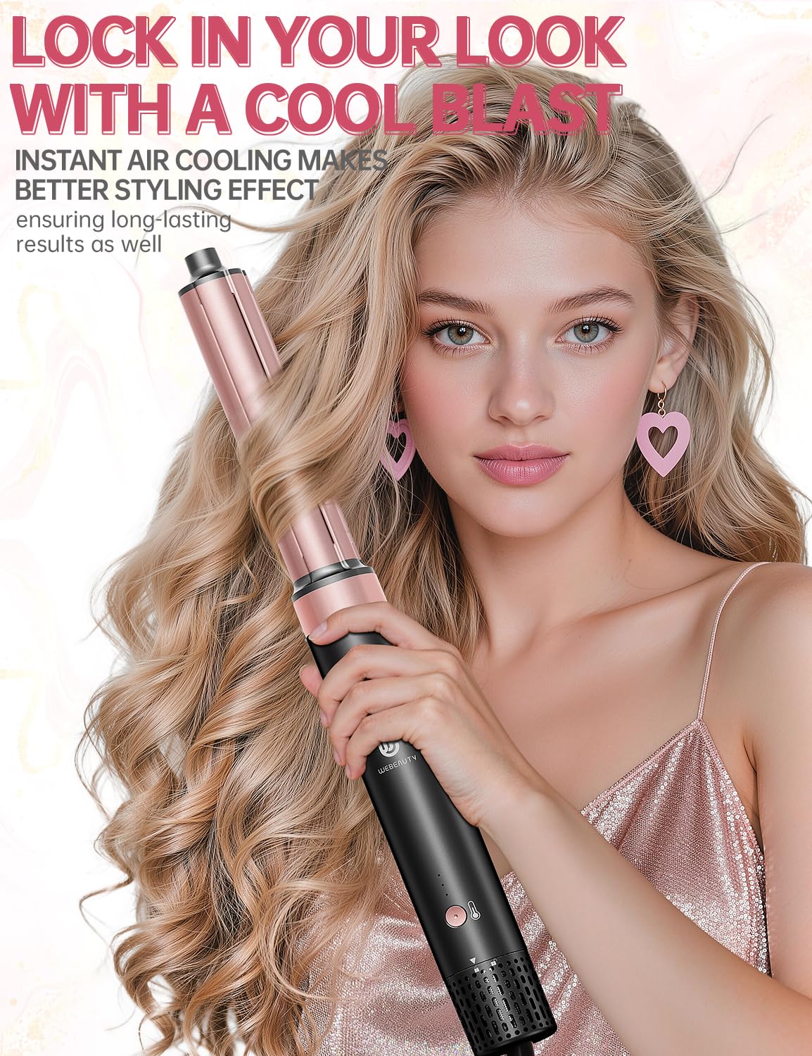 Dual Voltage 7-in-1 Ionic Hot Air Hair Styler & Dryer Set
