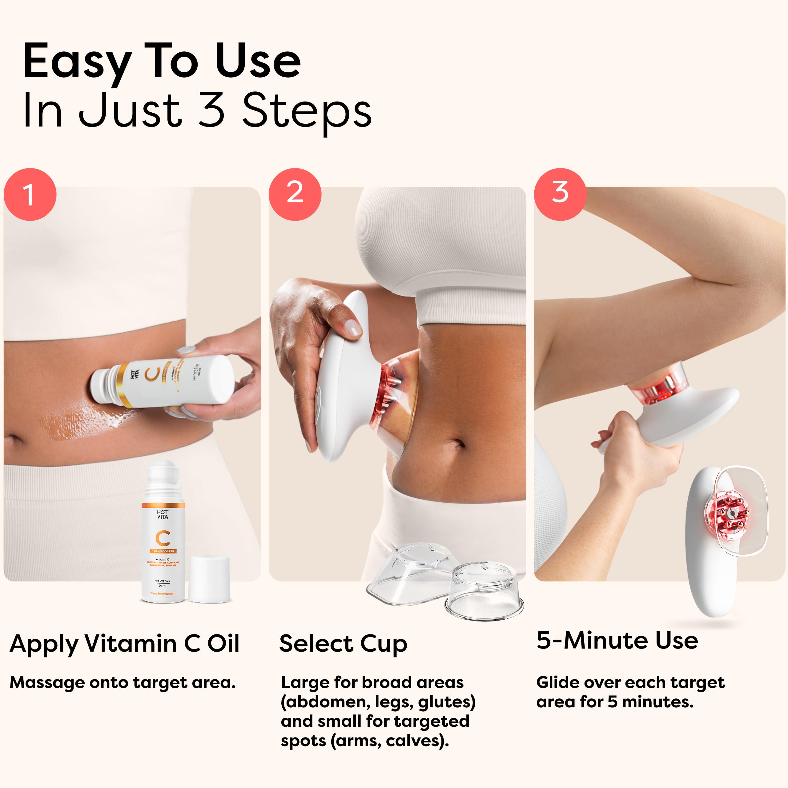 3-in-1 Body Sculpting & Skin Tightening Massager for Full Body
