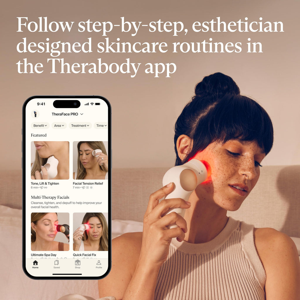 8-in-1 Facial Massage Device with Microcurrent & LED Light Therapy