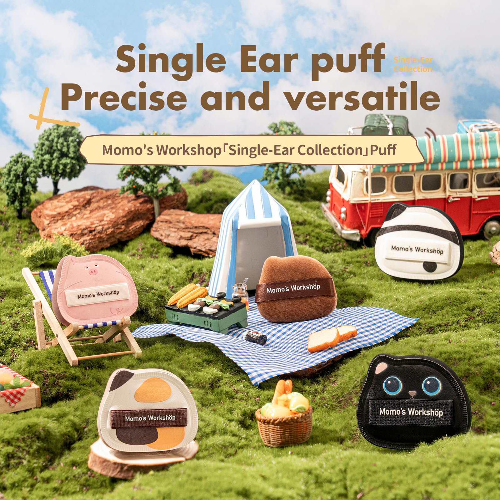 11-Piece Makeup Sponge & Powder Puff Set