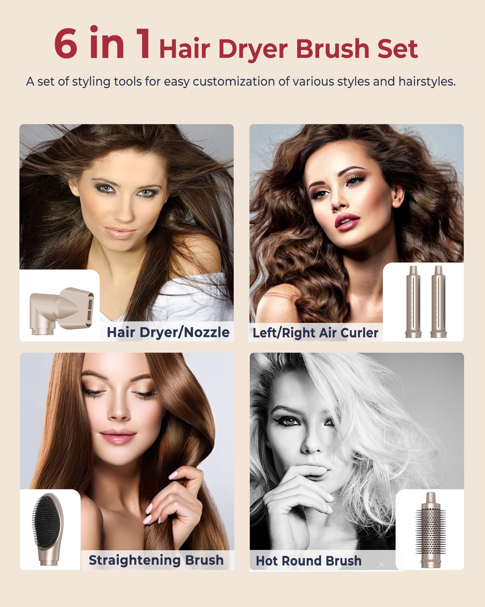 UKLISS Multi-Styler Hair Styling Tool