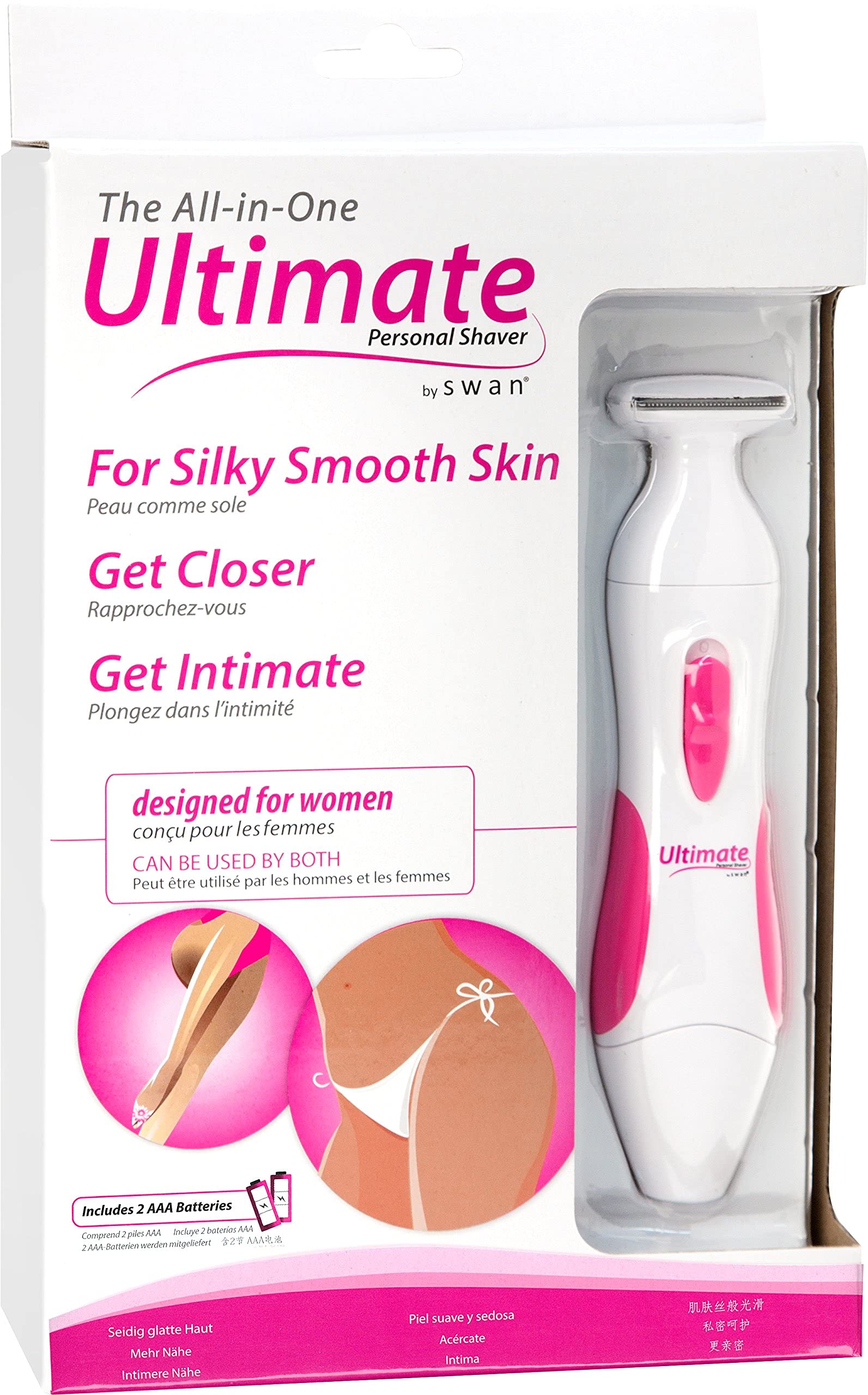 The Ultimate Personal Shaver Kit (Pink and White)