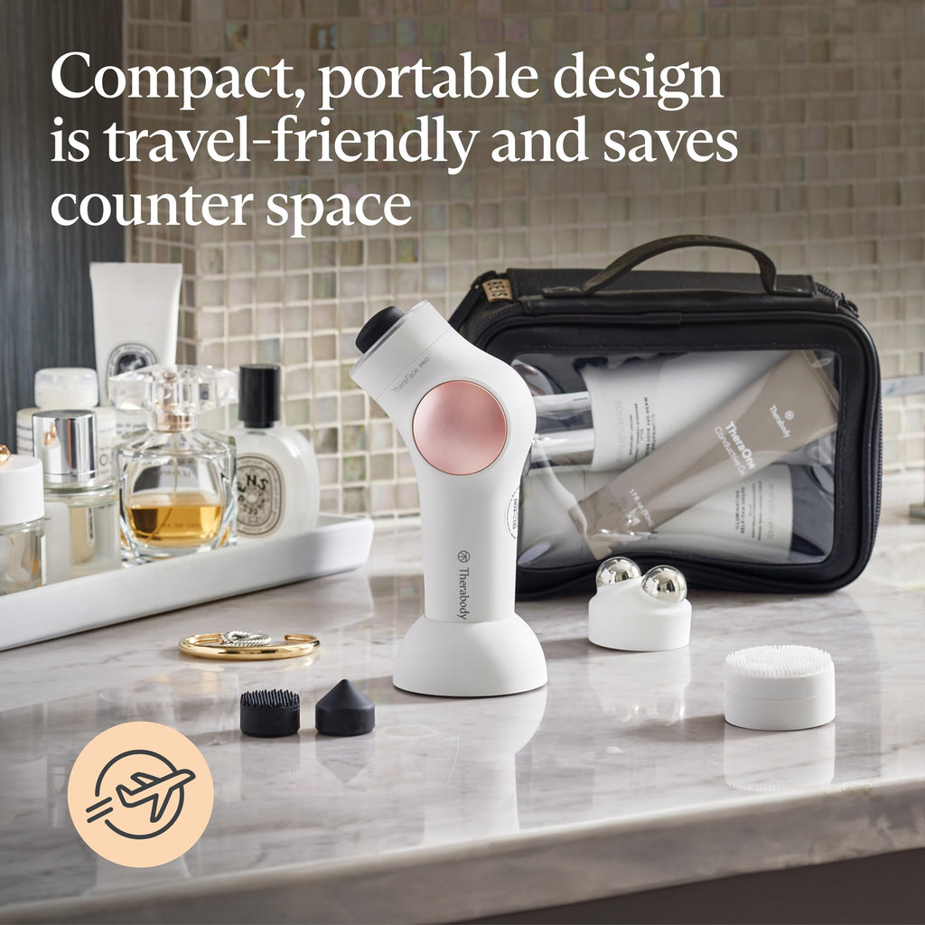 8-in-1 Facial Massage Device with Microcurrent & LED Light Therapy