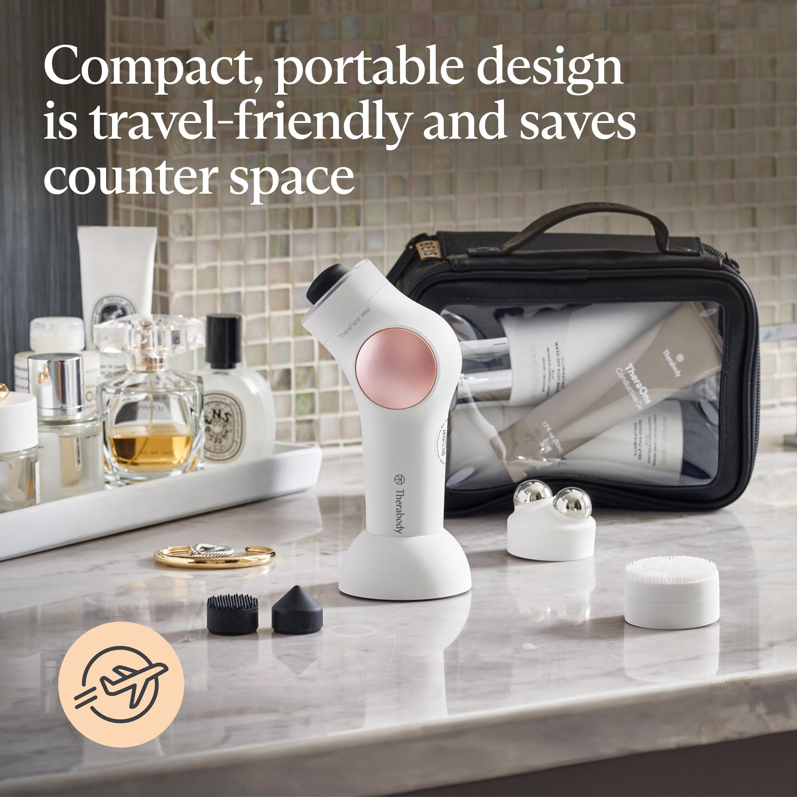 8-in-1 Facial Massage Device with Microcurrent & LED Light Therapy