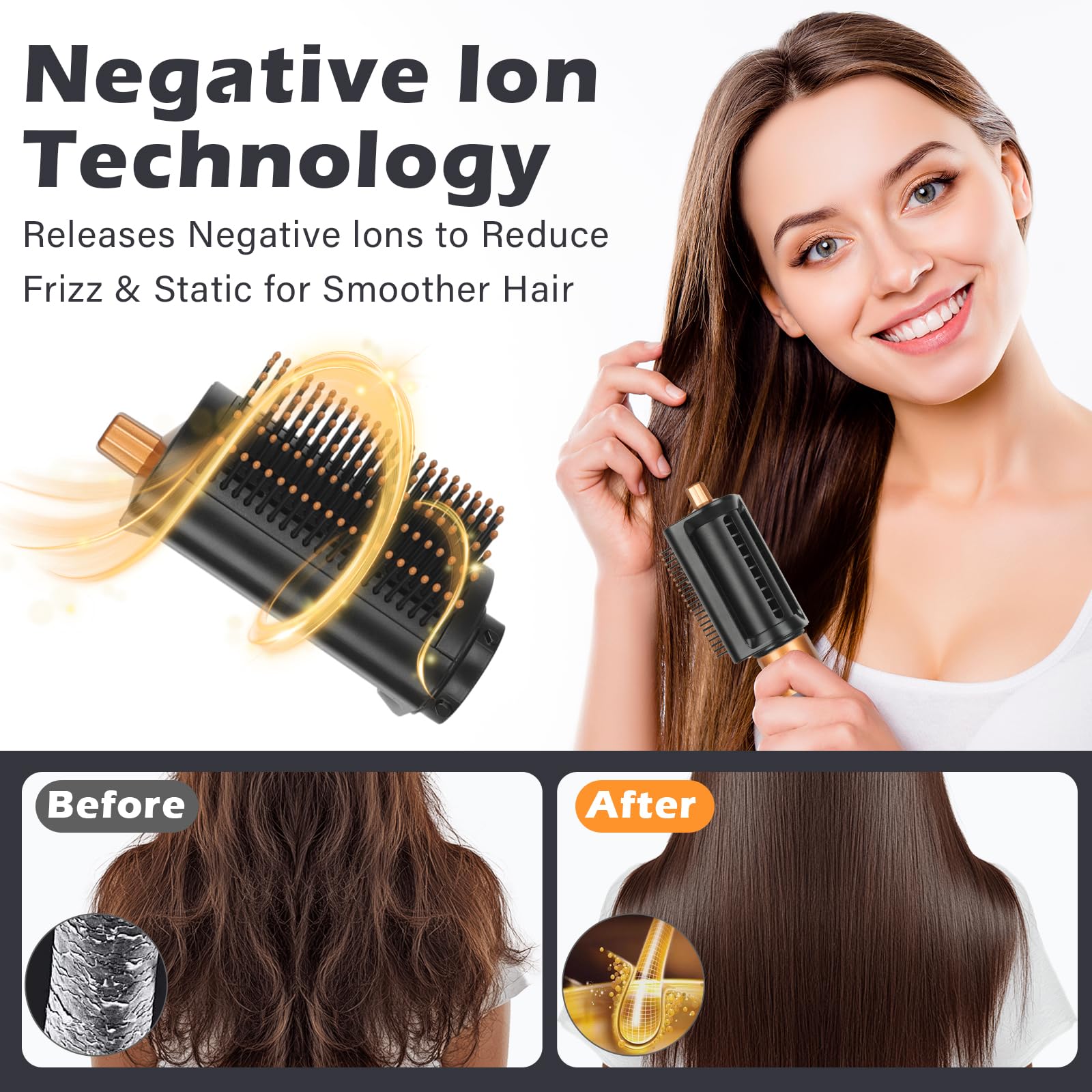 5-in-1 Hot Air Hair Styler & Dryer Set with Travel Case