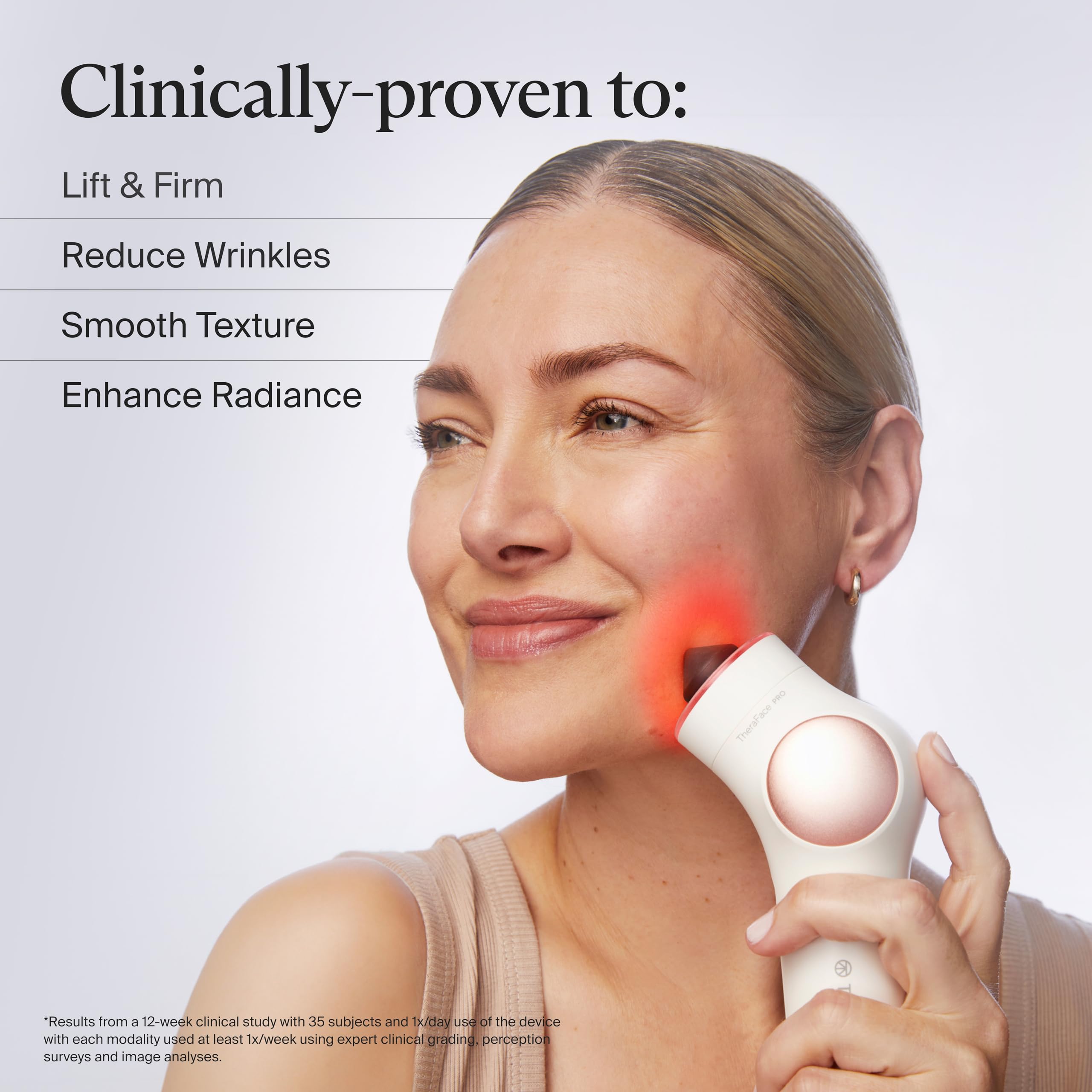 8-in-1 Facial Massage Device with Microcurrent & LED Light Therapy