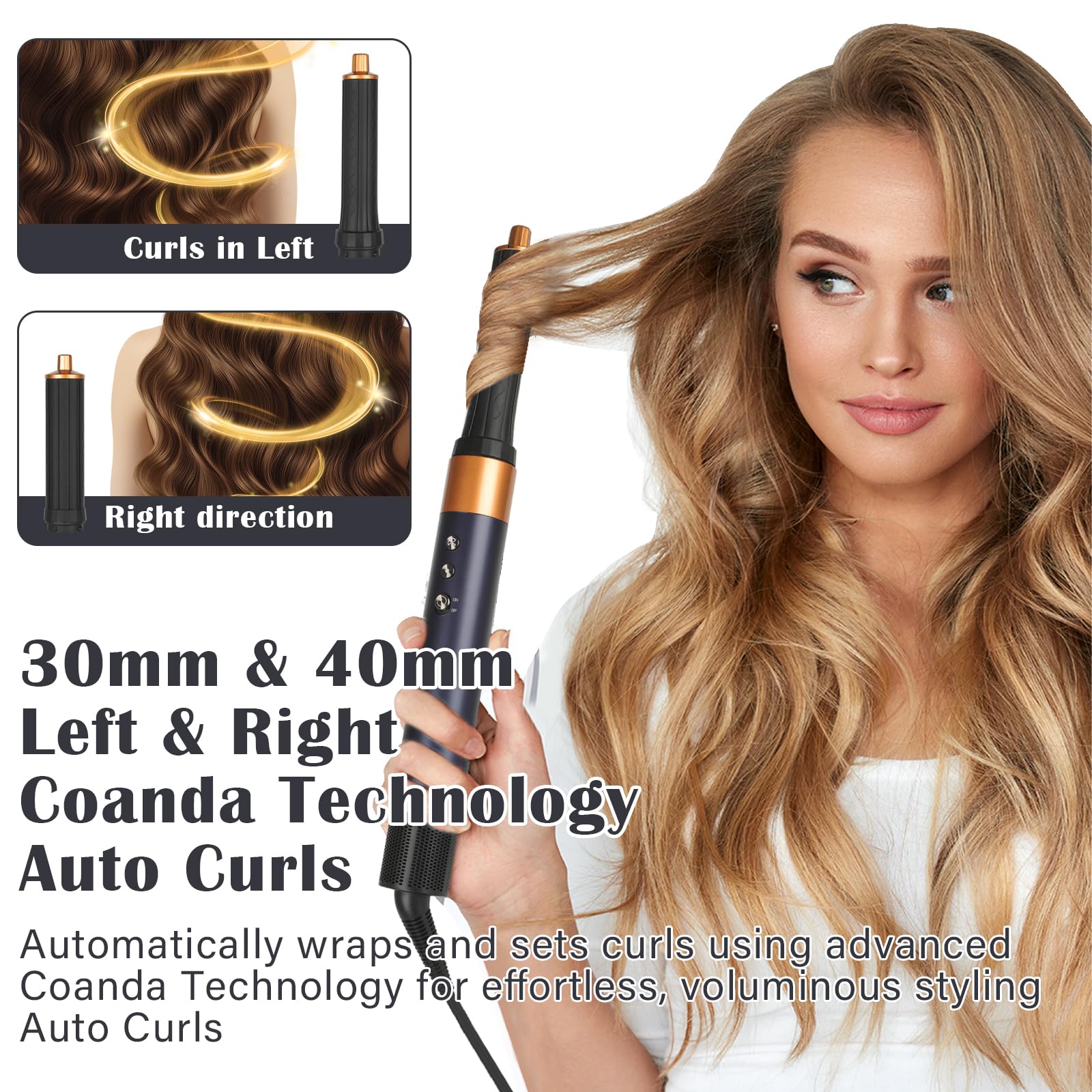 5-in-1 Hot Air Hair Styler & Dryer Set with Travel Case