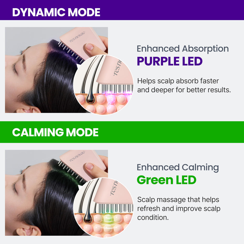 Scalp Care Device for Massage & Serum Absorption