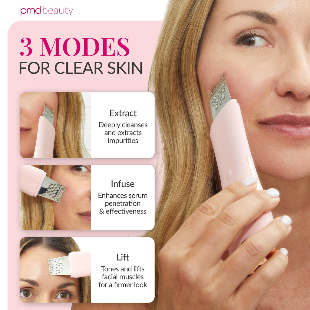 Ultrasonic Skin Spatula Pore Extractor & Facial Lifting Tool